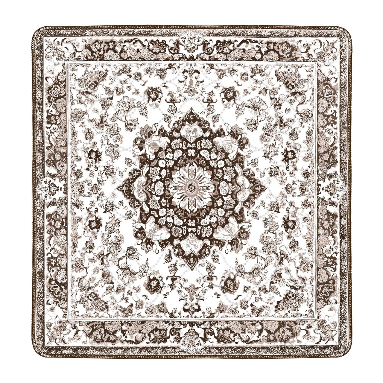 Light Brown Medallion Washable Pee Pads
