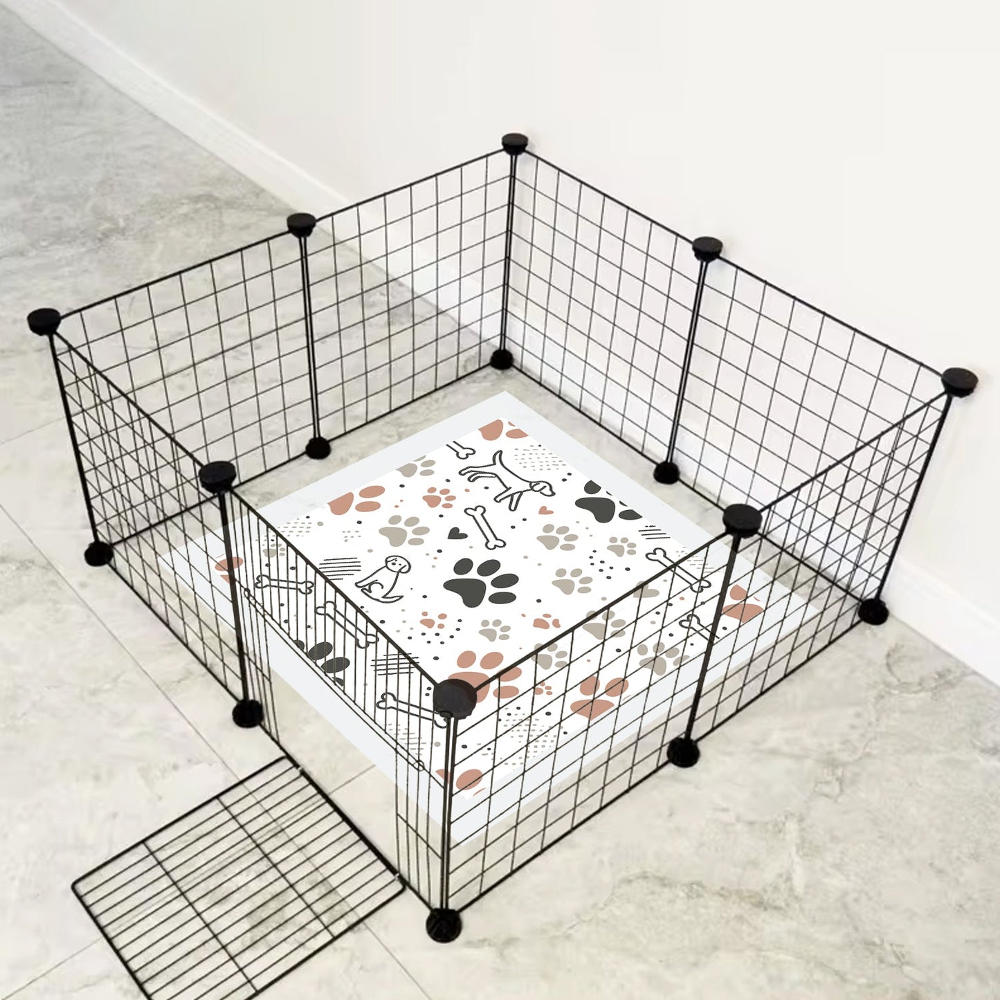 Paw Print Disposable Dog Training Pads – 23x23 Inches -  Pack Of 100